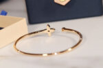[Eternal Jewelry]IDYLLE GOLD OPEN BRACELET DIAMOND PAVED - 图片 8