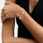 [Eternal Jewelry]STAR AND SUN 4 MOTIF WHITE MOP PINK GOLD BRACELET - 图片 9
