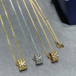 [Eternal Jewelry]BEE LOVE DIAMOND PAVED 3 ROW NECKLACE