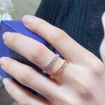 [Eternal Jewelry]BEE LOVE DIAMOND PAVED SMALL RING - 图片 2