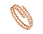 [Eternal Jewelry]SERPENTI BRACELET PINK GOLD DIAMOND DOUBLE ROW - 图片 2