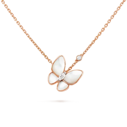 [Eternal Jewelry]BUTTERFLY MOP DIAMOND NECKLACE