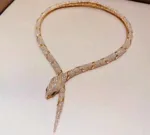 [?Eternal Jewelry?]HAUTE COUTURE GOLD SERPENTI NECKLACE - Image 4