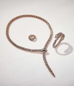 [?Eternal Jewelry?] High-End Bespoke Black Onyx Serpent Necklace - Image 2