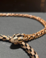 [?Eternal Jewelry?] High-End Bespoke Black Onyx Serpent Necklace - 图片 7