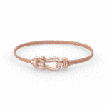 [Eternal Jewelry]FORCE SMALL HORSESHOE  DIAMOND CHAIN ROPE BRACELET - 图片 2