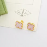 [Eternal Jewelry]Clover Mini Pink Earrings - 图片 7
