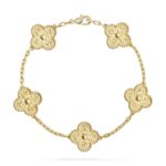 [Eternal Jewelry]CLOVER 5 MOTIFS BRONZING BRACELET