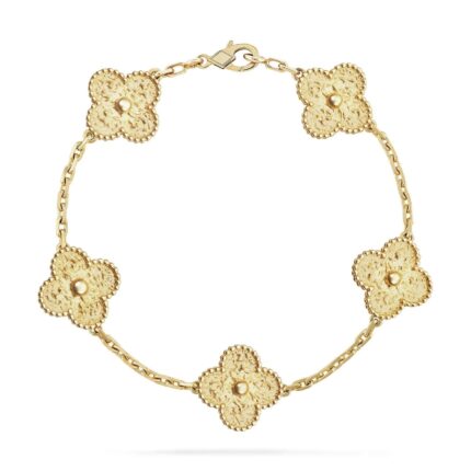 [Eternal Jewelry]CLOVER 5 MOTIFS BRONZING BRACELET