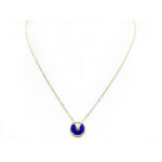 [Eternal Jewelry]AMULETTE ROSE GOLD AGATE NECKLACE