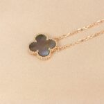 [Eternal Jewelry]CLOVER 15MM  GRAY MOTHER OF PEARL NECKLACE - 图片 5