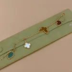 [Eternal Jewelry]LUCKY SPRING 5 MOTIF GOLD BRACELET - 图片 12