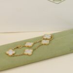 [Eternal Jewelry]CLOVER  5 MOTIF WHITE MOP BRACELET - 图片 3