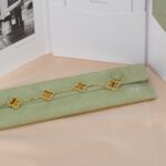 [Eternal Jewelry]CLOVER  5 MOTIFS TIGER EYE BRACELET - 图片 7