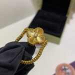 [Eternal Jewelry]CLOVER RIVERSIBLE BLUE AGATE RING - 图片 10