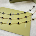 [Eternal Jewelry]CLOVER 6 MOTIF  ONYXS BRACELET - 图片 3