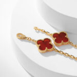 [Eternal Jewelry]CLOVER 10 MOTIFS CARNELIAN NECKLACE - 图片 4