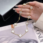 [Eternal Jewelry]CLOVER 10 MOTIFS WHITE MOTHER OF PEARL NECKLACE - 图片 2