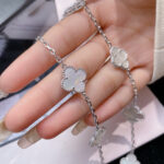[Eternal Jewelry]CLOVER 10 MOTIFS WHITE MOTHER OF PEARL NECKLACE - 图片 17