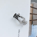 [Eternal Jewelry]FORCE LARGE HORSESHOE BLACK WHITE DIAMOND BRACELET ROSE GOLD - 图片 15