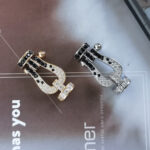 [Eternal Jewelry]FORCE LARGE HORSESHOE BLACK WHITE DIAMOND BRACELET SILVER - 图片 19