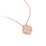 [Eternal Jewelry]CLOVER 15MM DIAMOND SINGLE FLOWER NECKLACE - 图片 8
