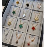 [Eternal Jewelry]CLOVER 15MM BLACK ONYX SINGLE FLOWER NECKLACE - 图片 12