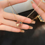 [Eternal Jewelry]LUCKY  CARNELIANS LADYBUG NECKLACE - 图片 6