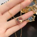 [Eternal Jewelry]LUCKY  CARNELIANS LADYBUG NECKLACE - 图片 9