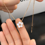 [Eternal Jewelry]LUCKY  WHITE MOP  PLUM BLOSSOM NECKLACE - 图片 2