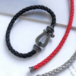[Eternal Jewelry]FORCE LARGE SERIES HORSESHOE BLACK SAMURAI BRACELET - 图片 4