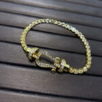 [Eternal Jewelry]FORCE  LARGE HORSESHOE FULL DIAMOND TENNIS BRACELET - 图片 6