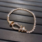 [Eternal Jewelry]FORCE  HORSESHOE  DIAMOND TENNIS BRACELET - 图片 6