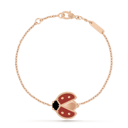[Eternal Jewelry]LUCKY SPRING 1 MOTIF PINK GOLD BRACELET