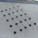 [Eternal Jewelry]CLOVER 5 MOTIF PIETERSITE SILVER BRACELET - 图片 12