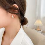 [Eternal Jewelry]ZERO 1 DIAMOND PAVED EARRINGS - 图片 5