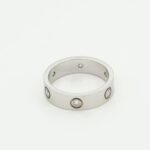 [Eternal Jewelry]LOVE RING 5.5MM 6 DIAMONDS SILVER - 图片 2