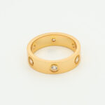 [Eternal Jewelry]LOVE RING 5.5MM 6 DIAMONDS PINK GOLD - 图片 2