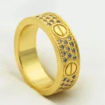 [Eternal Jewelry]LOVE RING 5.5MM DIAMONDS PAVED - 图片 3