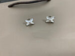 [Eternal Jewelry]JEUX DE WHITE MOP SILVER DIAMOND EARRINGS - 图片 2