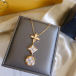 [Eternal Jewelry]COLOR BLOSSOM LARIAT NECKLACE PINK GOLD WHITE MOTHER PEARL AND DIAMOND - 图片 10
