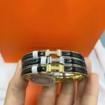 [Eternal Jewelry]CLASSIC HM CLIC BLACK 8MM ENAMEL BRACELET - 图片 9