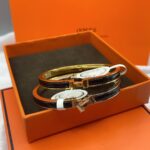 [Eternal Jewelry]CLASSIC HM CLIC BLACK 8MM ENAMEL BRACELET - 图片 4