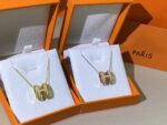 [Eternal Jewelry]HM CLIC YELLOW ENAMEL GOLD NECKLACE - 图片 4