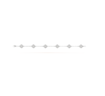 [Eternal Jewelry]CLOVER 6 MOTIF SILVER DIAMOND BRACELET - 图片 2