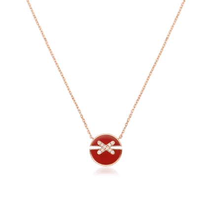 [Eternal Jewelry]JEUX DE ROSE GOLD DIAMOND NECKLACE
