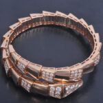 [Eternal Jewelry]SERPENTI WIDE BRACELET PINK GOLD DIAMOND - 图片 2