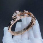 [Eternal Jewelry]SERPENTI WIDE BRACELET PINK GOLD DIAMOND - 图片 4