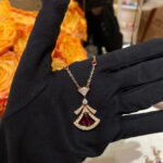 [Eternal Jewelry]DREAM NECKLACE CARNELIAN DIAMOND PINK GOLD - 图片 2