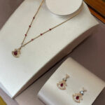 [Eternal Jewelry]DREAM NECKLACE CARNELIAN DIAMOND PINK GOLD - 图片 6